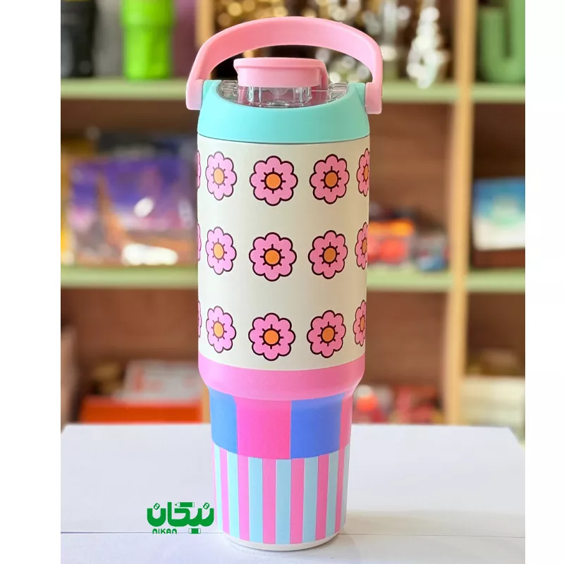 فلاسک دسته دار آسان خور و نی دار